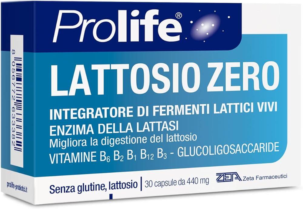 PROLIFE LATTOSIO ZERO _ Probiotici per gli intolleranti al latte